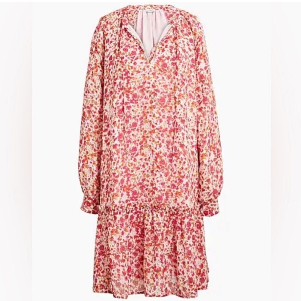 NWT J. Crew Factory Floral Midi Lined Dress 2X and 3X